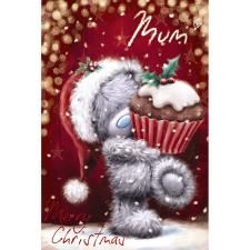 Mum Holding Cupcake Softly Drawn Me to You Bear Christmas Card Image Preview